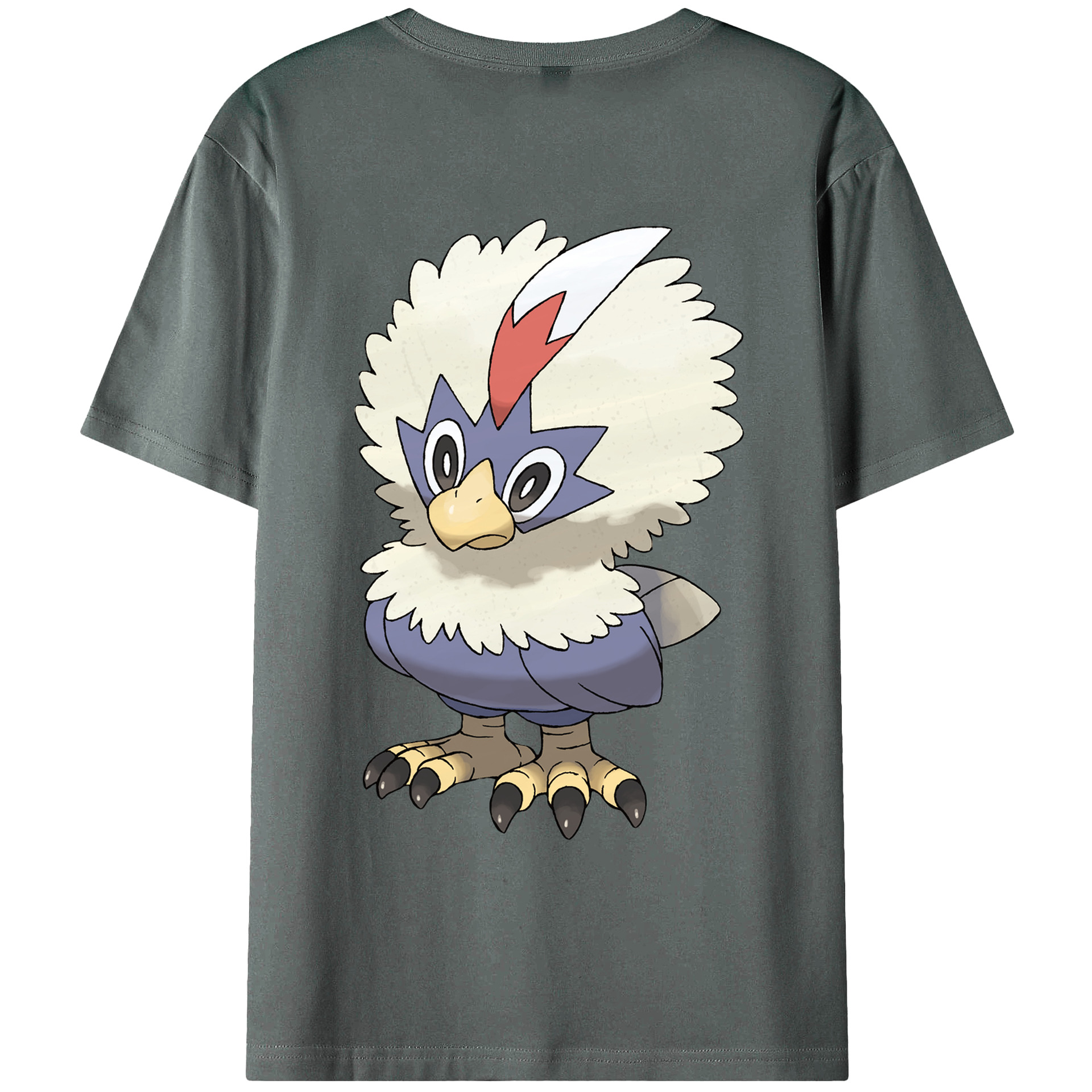 （画像用） ポケットモンスター Pokémon 綿100％ メンズ半袖Tシャツ（バックプリント） 通気性